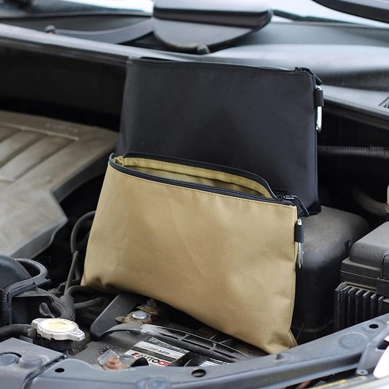 Višenamjenska torbica za alat Torba na patentni zatvarač s karabinerom Prijenosna torbica za pohranjivanje alata Praktične torbe za pohranjivanje uredskog pribora