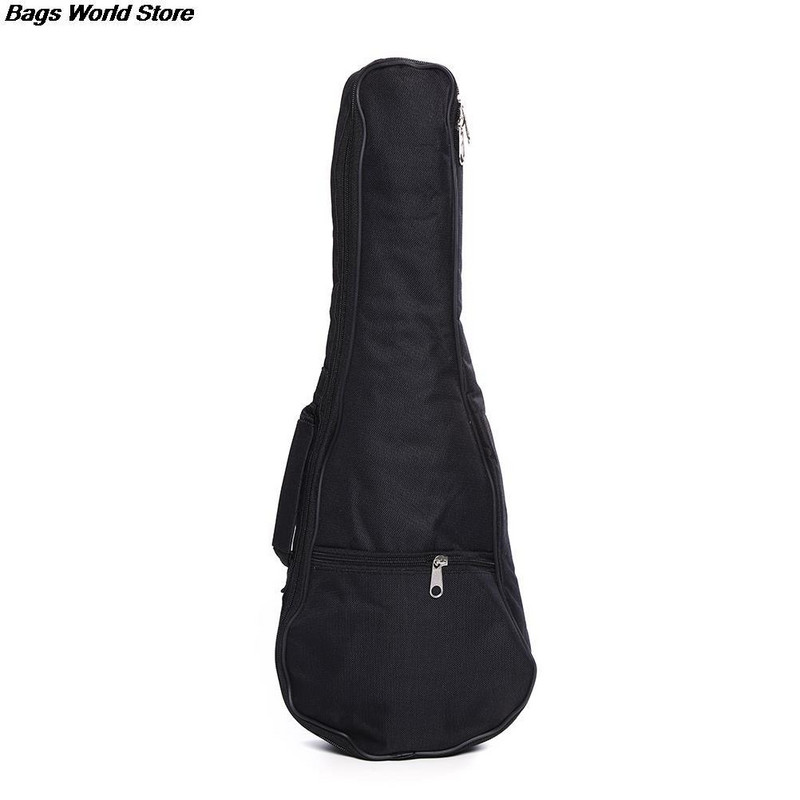 21 collas ģitāras soma neilona oksforda ukulele ūdensizturīga ģitāras vāciņš, mīksts futrālis, regulējams plecu siksnas, ģitāras somas, melnas