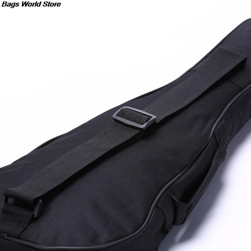 21 collas ģitāras soma neilona oksforda ukulele ūdensizturīga ģitāras vāciņš, mīksts futrālis, regulējams plecu siksnas, ģitāras somas, melnas