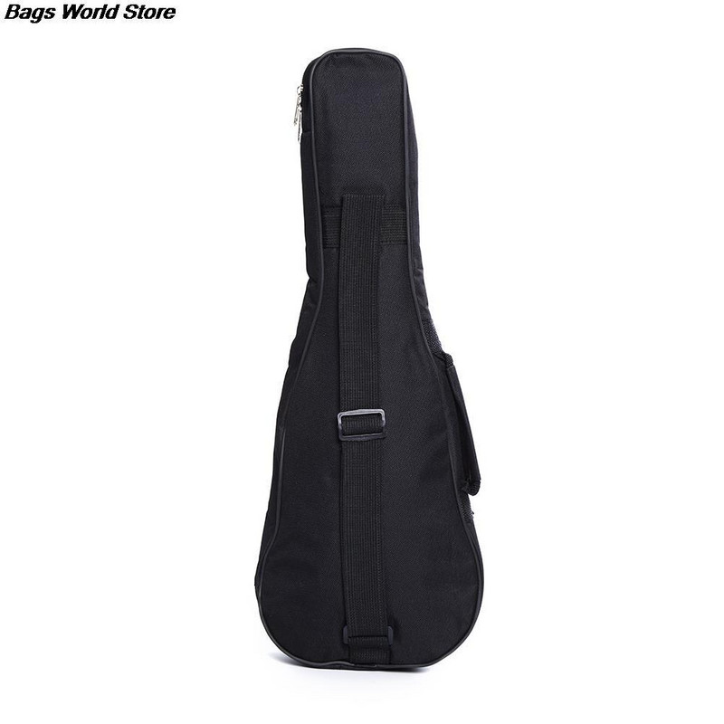 21 collas ģitāras soma neilona oksforda ukulele ūdensizturīga ģitāras vāciņš, mīksts futrālis, regulējams plecu siksnas, ģitāras somas, melnas