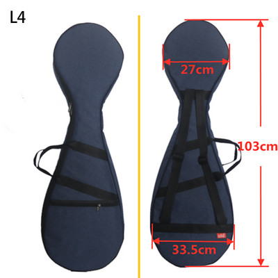 Prijenosna Pipa torba za glazbene instrumente Torbica za nošenje Vodootporna podebljana torbica otporna na udarce Ruksak za glazbene instrumente Novo
