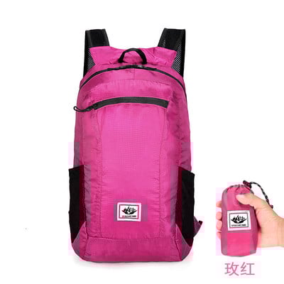 18 L pārnēsājama, salokāma mugursoma, saliekama alpīnisma soma, īpaši viegla kāpšana brīvā dabā