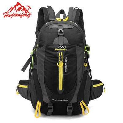 Rucsac pentru alpinism, 40L, impermeabil, geantă de sport în aer liber, rucsac de călătorie, pentru camping, pentru drumeții, pentru femei, pentru trekking pentru bărbați