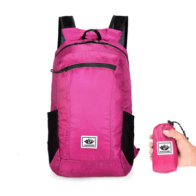 Vanjski vodootporan veliki kapacitet, sklopivi ruksak, naramenica, podesiva putna torba za pohranu, paket za planinarenje, dvostruka mreža