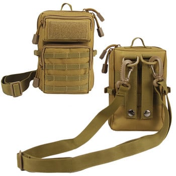 Мултифункционална чанта за кръста Molle Belt Pouch EDC Pack Мъжки Чанти за държач за мобилен телефон за пътуване на открито Къмпинг Туризъм Лов Fanny Pack