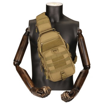 Protector Plus Tactical Sling Chest Pack Molle Military Nylon Τσάντα ώμου Ανδρική τσάντα χιαστί Στρατιωτική τσάντα ποδηλασίας για πεζοπορία εξωτερικού χώρου