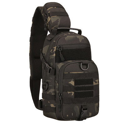 Protector Plus Tactical Sling Chest Pack Molle Military Nylon Τσάντα ώμου Ανδρική τσάντα χιαστί Στρατιωτική τσάντα ποδηλασίας για πεζοπορία εξωτερικού χώρου