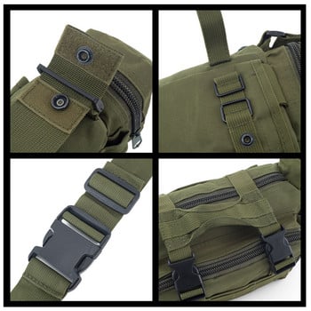 SINAIRSOFT Висококачествена външна тактическа раница Waist Pack Waist Bag Mochilas Molle Къмпинг, туризъм, катерене, 3P чанта за гърди