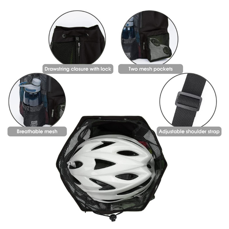 Peldsoma Tīkla aukliņu mugursoma ar mitru kabatu, kas piemērota peldēšanai, sporta zālei un treniņiem, sportam, brīvdienām, skolai