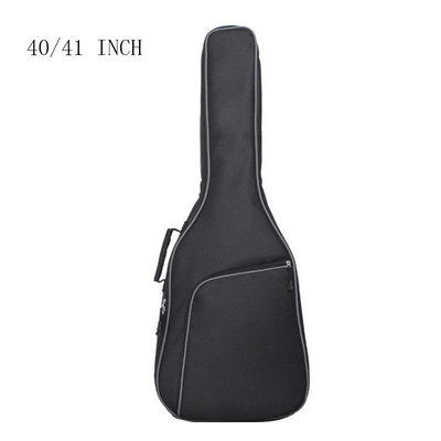 38/39 40/41 inch husă pentru chitară din material Oxford, cu margini colorate, cu bretele duble căptușite, rucsac moale, impermeabil, din bumbac, 10 mm