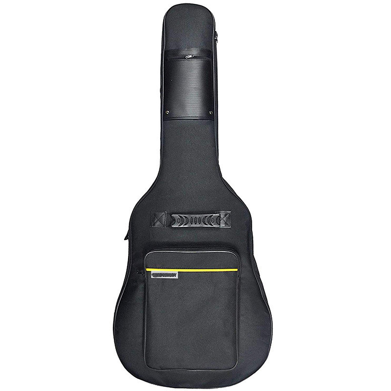 Klasiska 40/41 collu Oksfordas auduma akustiskās ģitāras soma, ūdensnecaurlaidīga mugursoma, 5 mm kokvilnas dubultā plecu siksniņa, polsterēts, mīksts futrālis