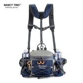 Geantă de talie pentru sporturi în aer liber Drumeții Ciclism Alpinism Rucsac bărbați Camping Geantă pentru bicicletă Sticlă de apă pentru alergare Geanta Mollel impermeabilă