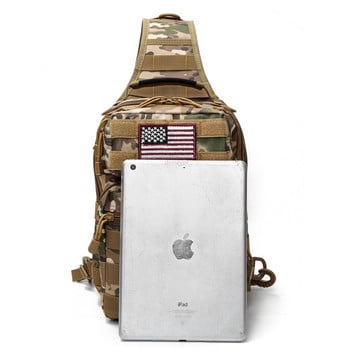 Tactical Chest Bag Single Shoulder Messenger Bags Outdoor Camouflage Travel Backpack Ανδρικές γυναίκες