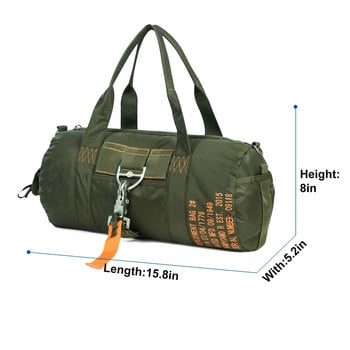 LQARMY Tactical Parachute Sport Duffle Bag 1000D Nylon Outdoor Belt Travel Bag Camping Tactical Crossbody Bag