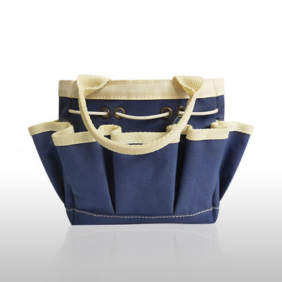 Liela ietilpība, laba apstrāde 4 vienkrāsainas izvēles praktiskas Oksfordas auduma daudzpusīgas dārza instrumentu organizatora rokassomas