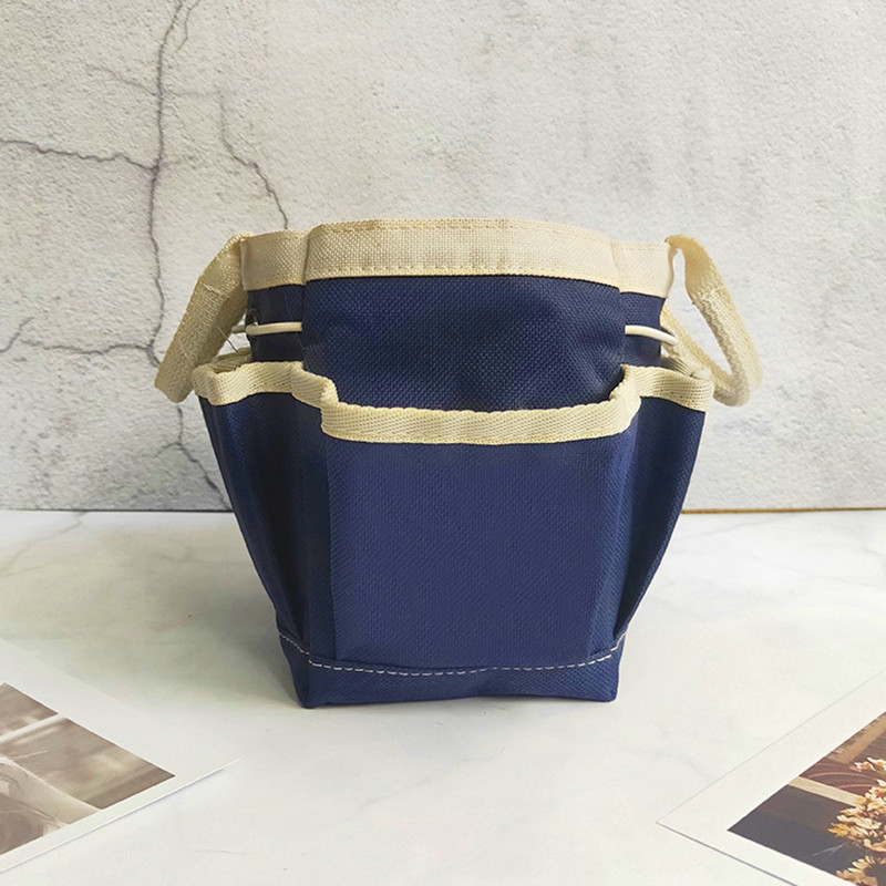 Liela ietilpība, laba apstrāde 4 vienkrāsainas izvēles praktiskas Oksfordas auduma daudzpusīgas dārza instrumentu organizatora rokassomas