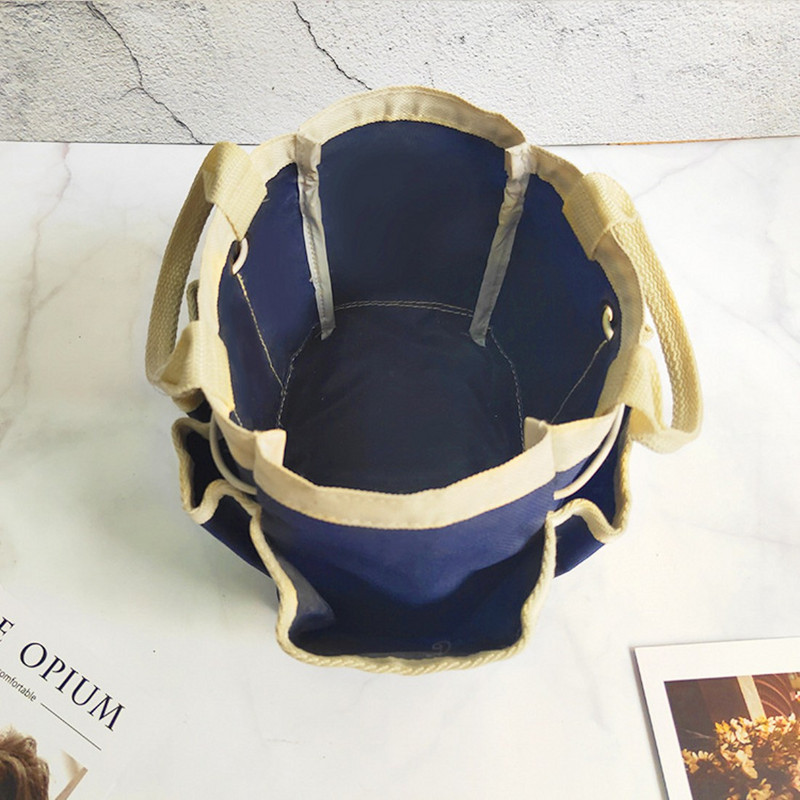 Liela ietilpība, laba apstrāde 4 vienkrāsainas izvēles praktiskas Oksfordas auduma daudzpusīgas dārza instrumentu organizatora rokassomas