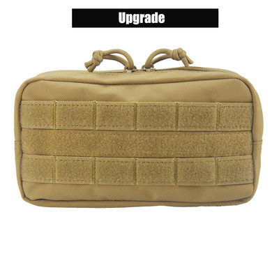 Molle tasak katonai taktikai deréktáska EDC eszközök Cipzáras derék öv csomag telefontok zseb Airsoft telefon férfi Molle vadásztáska