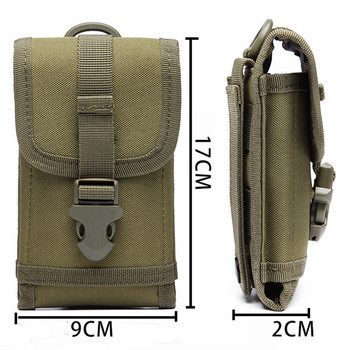 Military Molle Pouch Universal Canvas αδιάβροχη τσάντα κινητού τηλεφώνου Nylon Πολυλειτουργική ανδρική περιστασιακή ανδρική μικρή τσάντα Fanny Waist Pack