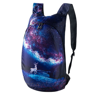 PLAYKING Āra viegla neilona salokāma mugursoma ceļojumu sievietēm Ūdensizturīgas īpaši vieglas mugursomas Saliekama soma Vīrietim pārgājieniem 30L