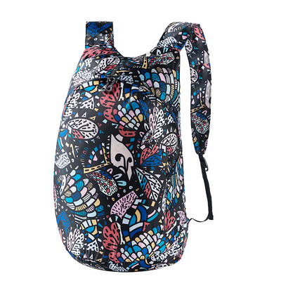 PLAYKING Āra viegla neilona salokāma mugursoma ceļojumu sievietēm Ūdensizturīgas īpaši vieglas mugursomas Saliekama soma Vīrietim pārgājieniem 30L