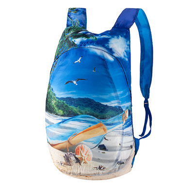 PLAYKING Āra viegla neilona salokāma mugursoma ceļojumu sievietēm Ūdensizturīgas īpaši vieglas mugursomas Saliekama soma Vīrietim pārgājieniem 30L