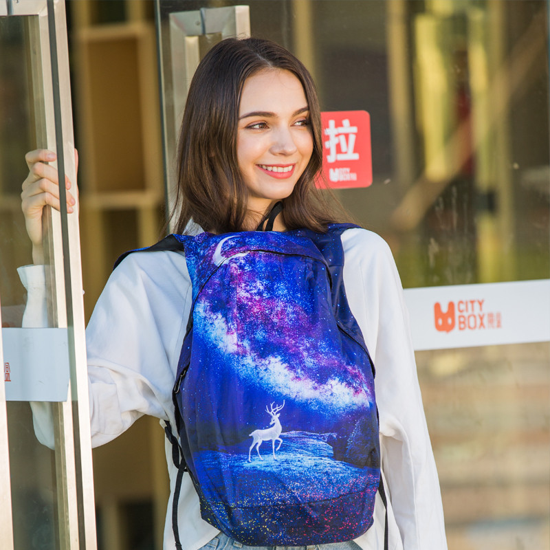 PLAYKING Āra viegla neilona salokāma mugursoma ceļojumu sievietēm Ūdensizturīgas īpaši vieglas mugursomas Saliekama soma Vīrietim pārgājieniem 30L