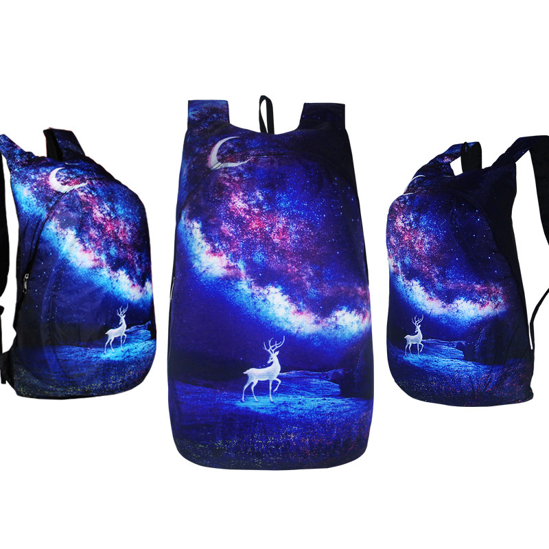 PLAYKING Āra viegla neilona salokāma mugursoma ceļojumu sievietēm Ūdensizturīgas īpaši vieglas mugursomas Saliekama soma Vīrietim pārgājieniem 30L