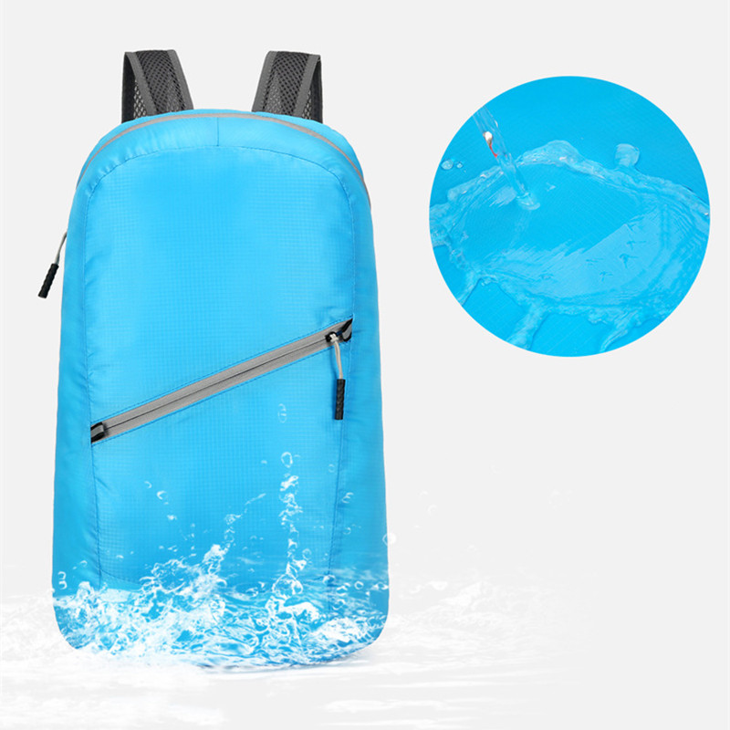 Āra 20 L viegla pārnēsājama mugursoma pārgājienu soma, ūdensnecaurlaidīga saliekama īpaši viegla soma sievietēm vīriešiem, ceļojoša sporta dienassoma