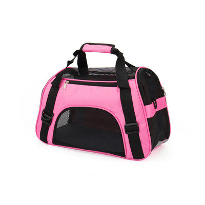 Kaķu soma, mīksta sānu pārnēsāšana, pārnēsājama mini suņu soma Ceļojumu elpojoša transportēšanas rokassoma