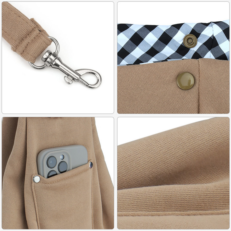 Kaasaskantav lemmiklooma õlakott telefoni tasku õues kandekott koera kassi kott kutsika kassipoega reisikäekott