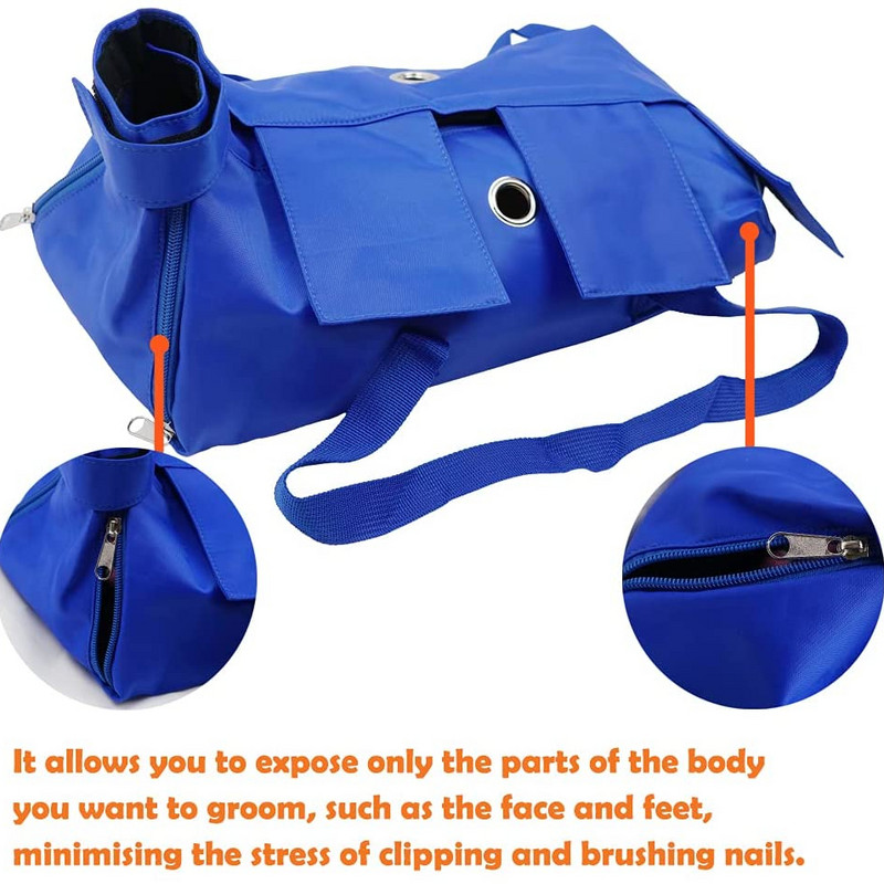 Sklopiva torba za nošenje za mačke Prijenosna putna torba za mačke Mekana torba za grebanje Posebna fiksna za mačje torbe za ubrizgavanje noktiju Torba za životinje