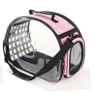 Kassi koerakandja kaasaskantav õlakott Transport reisimiseks hingav lemmiklooma käekott korv seljakott läbipaistev puur