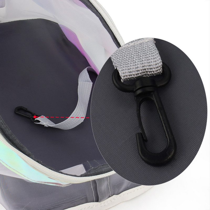 Mini suņu soma, mīksta sānu caurspīdīga modes elpojoša pārnēsāšanas soma, kas paredzēta kaķu maza suņa rokassomiņai ceļojumiem