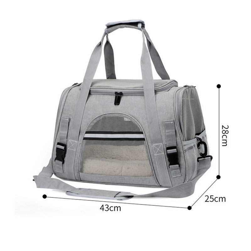 Salokāma kaķu mugursoma mājdzīvnieku sunim kaķu somaKaķu pārnēsāšanas somas Transportēšanas mājdzīvnieku soma ar aizslēdzamiem drošības rāvējslēdzējiem Pārnēsājama elpojoša