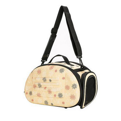 Ceļojumu mājdzīvnieku soma Kaķu ziedu nēsātāji Somas Elpojošs Rozā Salokāms Mazs Suņi Āra Plecu soma Saliekama Kaķu pārnēsāšana