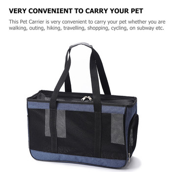 Pet Out Bag Bunny Carrier Дишаща котешка раница Pomeranian Outdoor Puppy Grid Carry Pouch Travel Duffle for