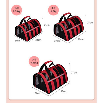 2024 г. Нова мрежеста кошница за домашни любимци, устойчива на износване преносима болнична чанта за котки от плат Оксфорд