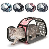 EVA Cat Outdoor ceļojumu rokassomiņa Elpojoša, caurspīdīga pārnēsājama kaķu soma, noņemama liela ietilpības mājdzīvnieku plecu soma ārā