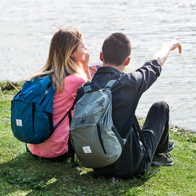 Naturehike 22L kampiranje na otvorenom, ultra lagana i velikog kapaciteta, sklopiva silikonska ruksak, putna torba za pohranu