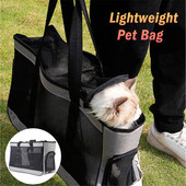 Hanpanda zimska topla prijenosna torba za kućne ljubimce od zadebljane Oxford tkanine velikog kapaciteta na jedno rame Outing prijenosna 360° prozračna torba za mačke