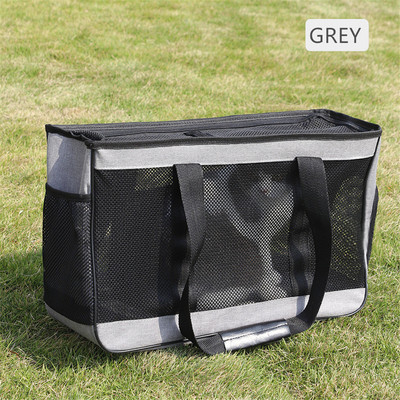 Hanpanda zimska topla prijenosna torba za kućne ljubimce od zadebljane Oxford tkanine velikog kapaciteta na jedno rame Outing prijenosna 360° prozračna torba za mačke