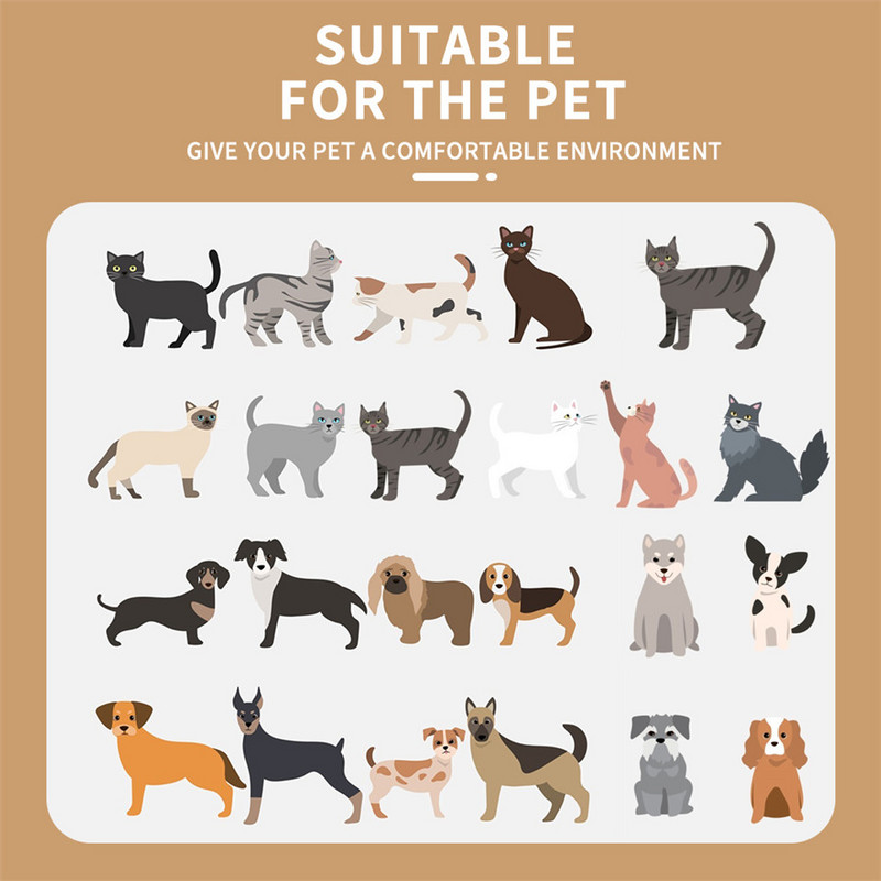 Hanpanda zimska topla prijenosna torba za kućne ljubimce od zadebljane Oxford tkanine velikog kapaciteta na jedno rame Outing prijenosna 360° prozračna torba za mačke