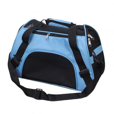 Pārnēsājams salokāms suņu kaķu pārvadātājs elpojošs sieta ceļojumu būris Crossbody somas turētājs kaķu suņu aksesuāriem