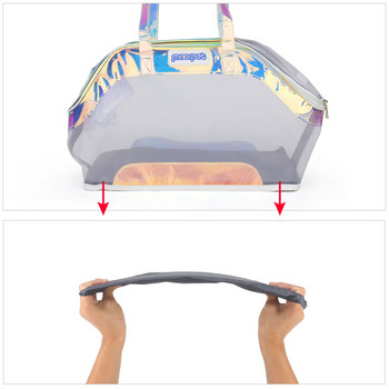 Котешка чанта Прозрачна модна дишаща чанта за домашни любимци за носене на ръце за малки мини кучета Чанта за пътуване