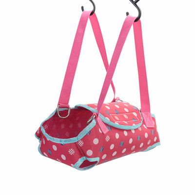 Преносима чанта за носене на домашни любимци Изискана мека цветна ръчна раница Чанта за през рамо за кучета Котки Пътуване на открито