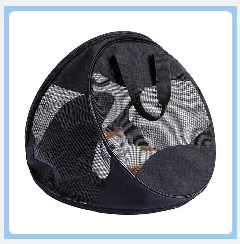 Pārnēsājama kaķu soma Iziet pārnēsājama trīsstūris pārnēsājama kaķa elpojoša saliekama mājdzīvnieka soma Suņu soma injekcijas kastrēta soma