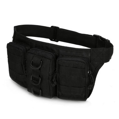 Multi Pocket EDC Tools Sling jostas soma tālruņiem Luktura maisiņš EDC Fanny Pack Bag Mode Medību jostas soma EDC organizators