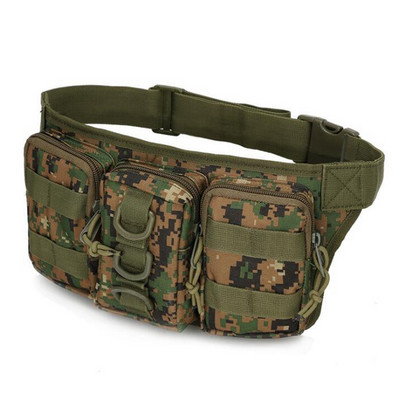 Multi Pocket EDC Tools Sling jostas soma tālruņiem Luktura maisiņš EDC Fanny Pack Bag Mode Medību jostas soma EDC organizators