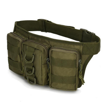 Multi Pocket EDC Tools Sling jostas soma tālruņiem Luktura maisiņš EDC Fanny Pack Bag Mode Medību jostas soma EDC organizators